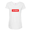 X-Mas Maternity Scoop Neck T-shirt