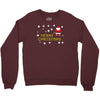 santa peeing merry christmas Crewneck Sweatshirt