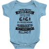 Super Cool Gigi Of A Freaking Awesome Granddaughter Baby Onesie