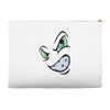 angry cartoon face Accessory Pouches