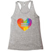 Rainbow Equality Heart Racerback Tank