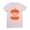 halloween forget candy give me tacos pumpkin Ladies Fitted T-Shirt