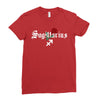 sagittarius zodiac rose Ladies Fitted T-Shirt