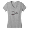 cancer V-neck tee