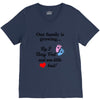 Our Family is Growing V-Neck Tee