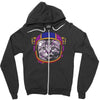 space cat Zipper Hoodie