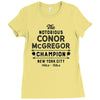 The Notorious Ladies Fitted T-Shirt