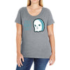 boo sheet Ladies Curvy T-Shirt