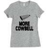 snl more cowbell Ladies Fitted T-Shirt