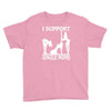 i support single moms Youth Tee