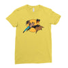 bat man and robin Ladies Fitted T-Shirt