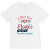 A May Girl Like A Flowers V-Neck Tee