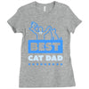 proud cat dad Ladies Fitted T-Shirt