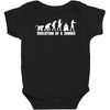 evolution of a zombie Baby Bodysuit