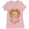skull pirate Ladies Fitted T-Shirt