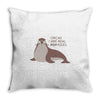 seal of reproval Throw Pillow