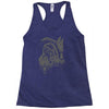wolf princess warrior Racerback Tank