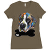MY DOG Ladies Fitted T-Shirt