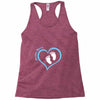 Custom baby boy name maternity design Racerback Tank