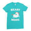beast mode Ladies Fitted T-Shirt