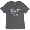 don't make me use my teacher voice V-Neck Tee