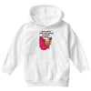 hi quality frenchie Youth Hoodie