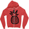 pineapple Zipper Hoodie