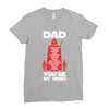 dad you're my hero Ladies Fitted T-Shirt