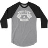 this guy needs a beer 3/4 Sleeve Shirt