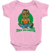 toxic zen master Baby Onesie