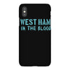 west ham in the blood retro style new iPhoneX