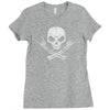 rock skull Ladies Fitted T-Shirt