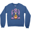 zombie bunny loves brains Crewneck Sweatshirt