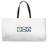eat sleep money Weekender Totes