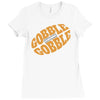 gobble gobble football herren Ladies Fitted T-Shirt