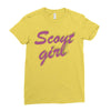 scout girl Ladies Fitted T-Shirt