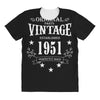 original parts vintage established 1951 perfectly aged All Over Women's T-shirt
