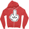 ski glove Zipper Hoodie
