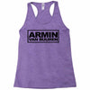 armin van buuren black logo Racerback Tank