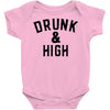 Drunk And High Baby Bodysuit