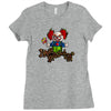 halloween clown Ladies Fitted T-Shirt