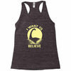 believe in nessie Racerback Tank