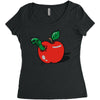 apple burster Women's Triblend Scoop T-shirt
