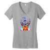 ghostly halloween Women's V-Neck T-Shirt
