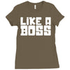 like a boss Ladies Fitted T-Shirt