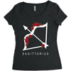 sagittarius rose Women's Triblend Scoop T-shirt