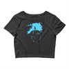 water planet global warming world ocean banksy nature graphic Crop Top