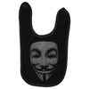 v for vendetta mask guy fawkes cool girls womens cotton t shirt dw01 Baby Bibs