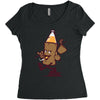 cool characters Women's Triblend Scoop T-shirt