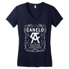 Canelo Saul Alvarez Boxing Club Women's V-Neck T-Shirt